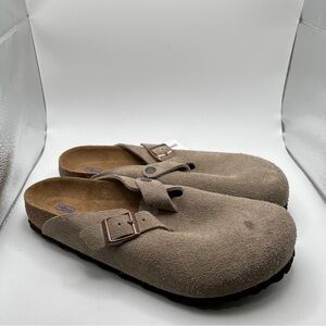 Birkenstock Tan Suede Loafers